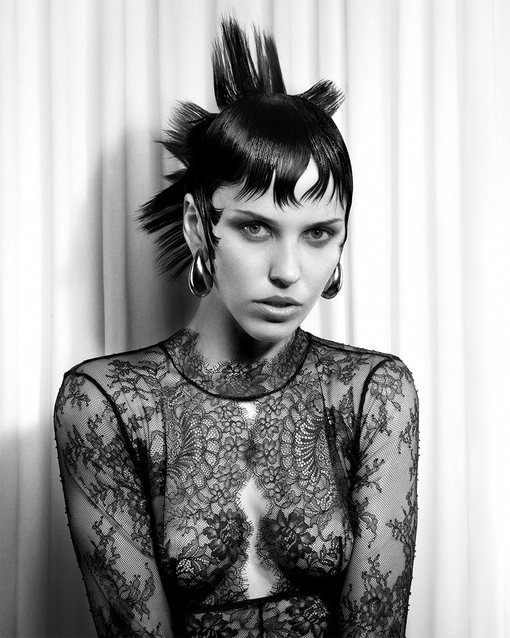 Sleek Black Mohawk - Jon Wilsdon - BHA North Western Hairdresser of the Year 2026 Finalist Collection